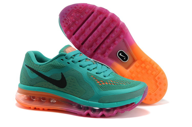 Nike Air Max 2014 First Look Womens Shoes Green / Fuchsia / Orange Nike Air Max 2014 First Look Womens Shoes Green / Fuchsia / Orange