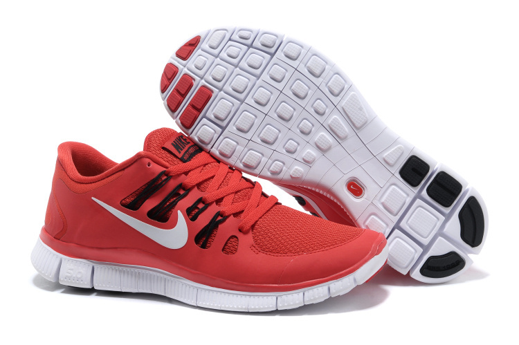 Nike Free 5.0 Red White Mens Running Shoes Nike Free 5.0 Red White Mens Running Shoes