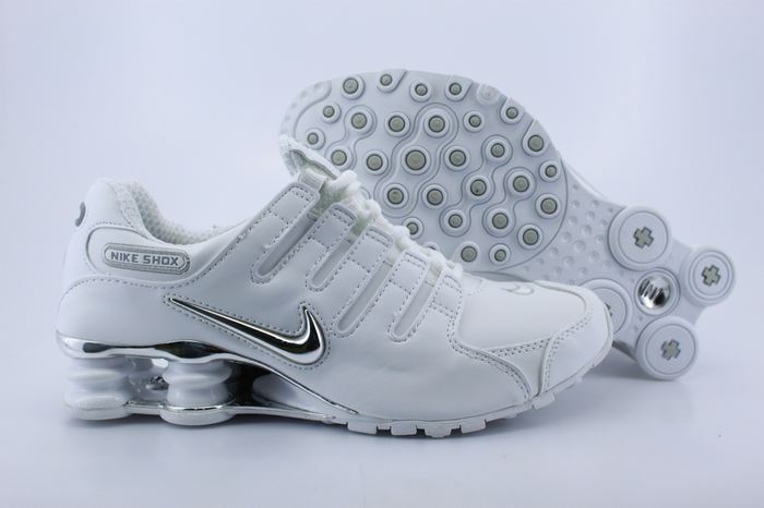 Nike Shox NZ Womens Plating White Silver Nike Shox NZ Womens Plating White Silver